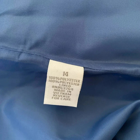 Dressbarn Women's‎ Elegant Blue Blazer Size 14 - Picture 9 of 12